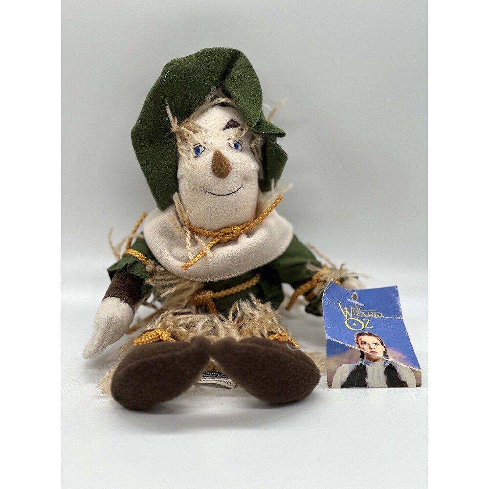 Wizard Of Oz Scarecrow Bean Bag Doll 1998 Warner Brothers 9 Inch With Tags
